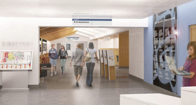 Comox Valley Hospital rendering
