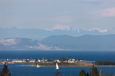 Residential ocean and mountain view lots for sale in the Comox Valley