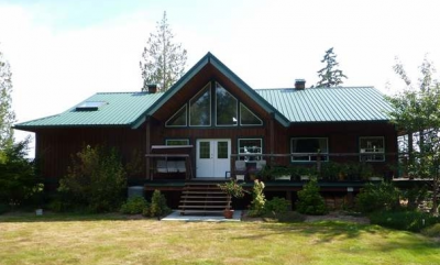 Ocean view Quadra Island home for sale